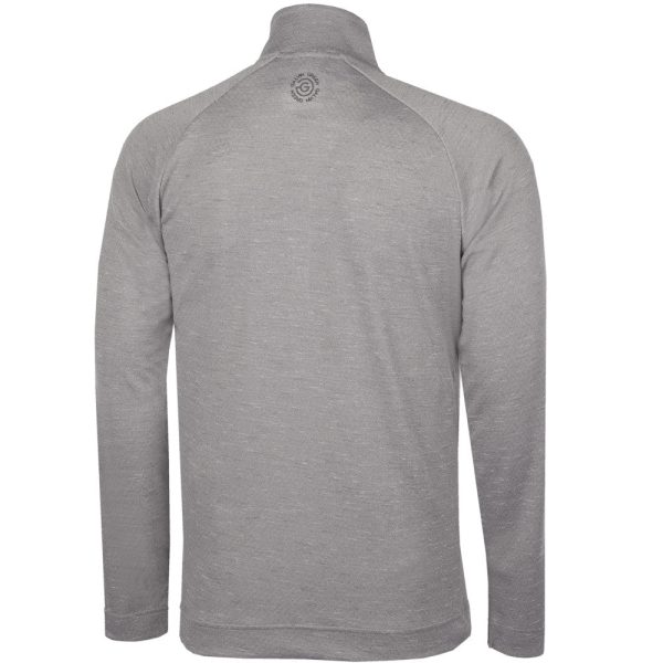 Galvin Green Dion 1 4 Zip Pullover - Grey Melange Supply