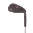 Titleist Vokey SM5 Raw Black F-Grind Steel Mens Right Hand Gap Wedge 52 Degree 8 Bounce Wedge - BV Design For Sale