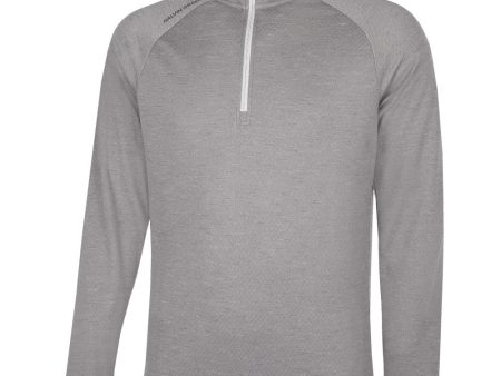 Galvin Green Dion 1 4 Zip Pullover - Grey Melange Supply