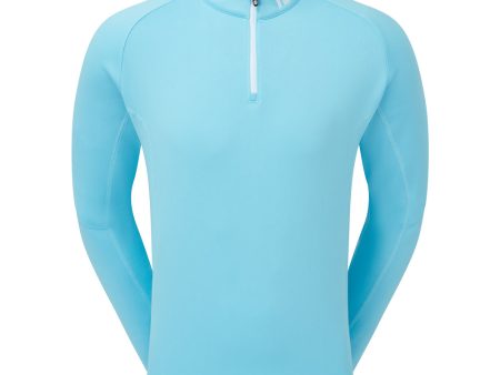 FootJoy Chill-Out 1 4 Zip Pullover - Riviera Blue Fashion