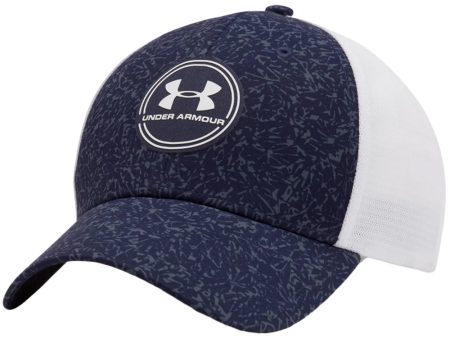 Under Armour Iso-chill Driver Mesh Adjustable Cap - Midnight Navy White Cheap