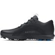 Under Armour Charged Draw 2 Wide Spiked Waterproof Shoes - Black Black Titan Gray Online now