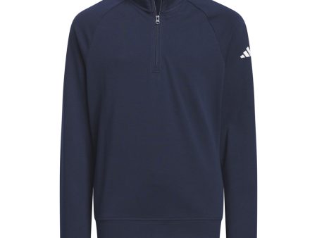 adidas Unix Junior 1 4 Zip Pullover - Collegiate Navy For Discount