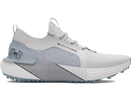 Under Armour Phantom Golf Spikeless Waterproof Shoes - Distant Gray Harbor Blue Downpour Gray Hot on Sale