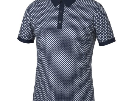 Galvin Green Mate Polo Shirt - Cool Grey Navy Cheap