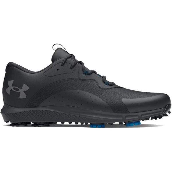 Under Armour Charged Draw 2 Wide Spiked Waterproof Shoes - Black Black Titan Gray Online now