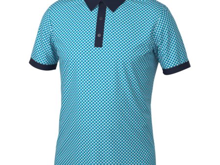 Galvin Green Mate Polo Shirt - Aqua Navy Sale