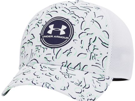 Under Armour Iso-chill Driver Mesh Cap - White White on Sale