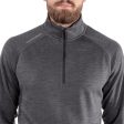 Galvin Green Dion 1 4 Zip Pullover - Black Melange Hot on Sale