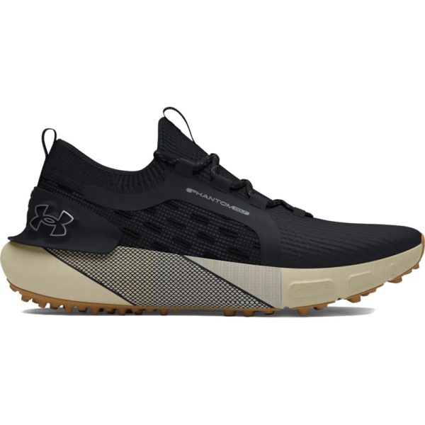 Under Armour Phantom Golf Spikeless Waterproof Shoes - Black Silt Black For Cheap