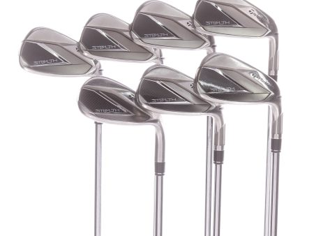 TaylorMade Stealth Steel Men s Right Irons 5-SW  Stiff - KBS Max 85 Online now