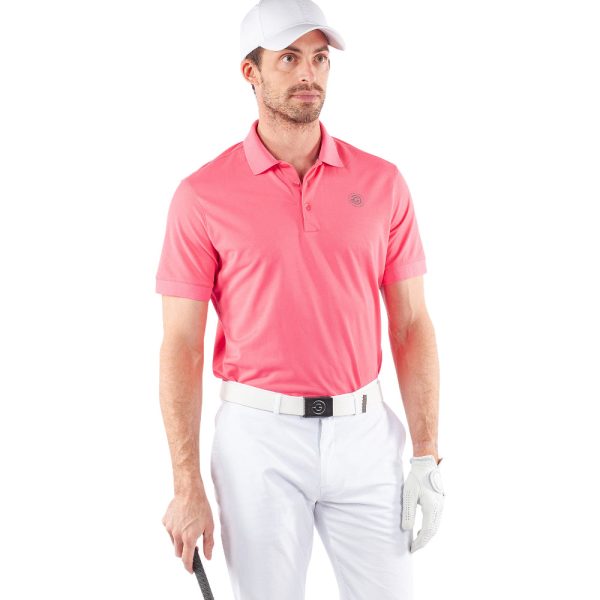 Galvin Green Maximilian Polo Shirt - Camelia Rose on Sale