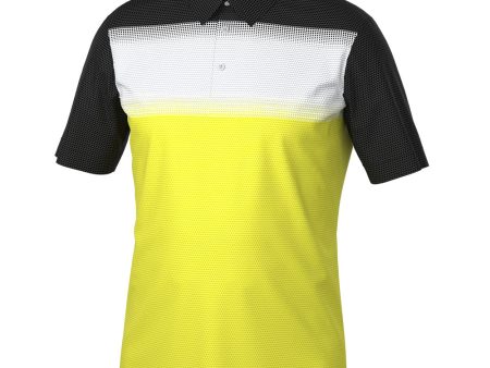 Galvin Green Mirca Ventil8+ Polo Shirt - Sunny Lime White Black Fashion