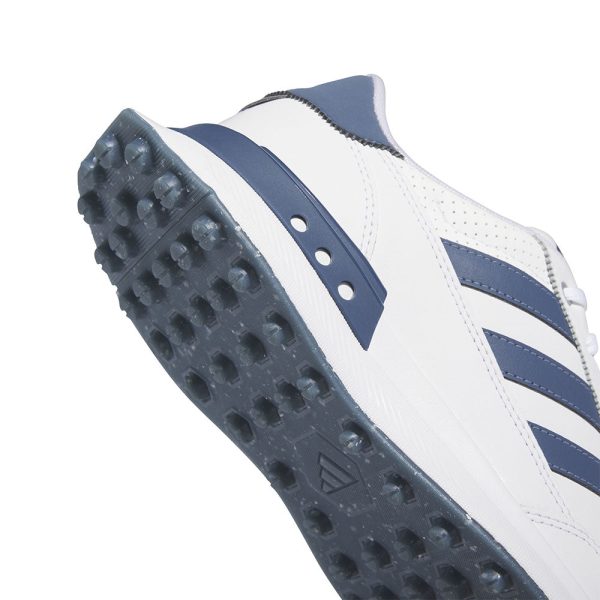 adidas S2G 24 Spikeless Leather Waterproof Shoes - Ftwr White Collegiate Navy Silver Met. For Discount