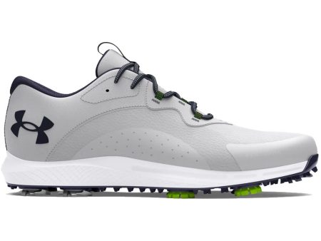 Under Armour Charged Draw 2 Wide Spiked Waterproof Shoes - Halo Gray Halo Gray Midnight Navy For Sale