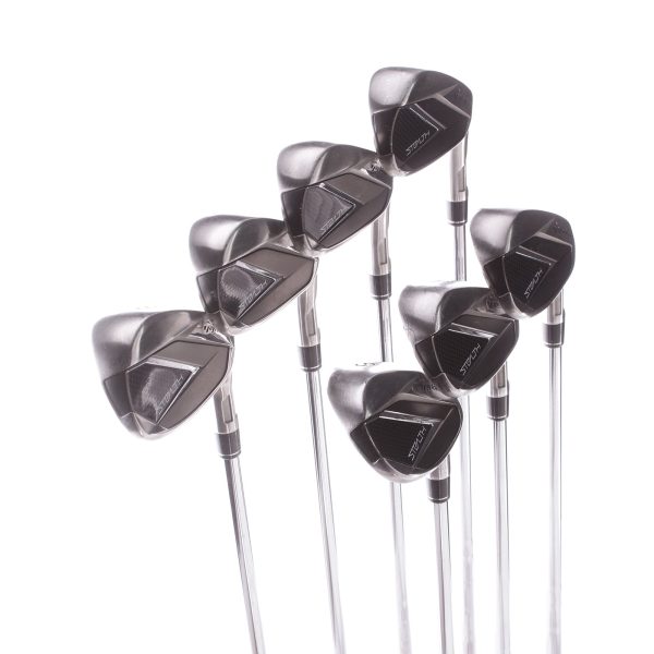 TaylorMade Stealth Steel Men s Right Irons 5-SW  Stiff - KBS Max 85 Online now