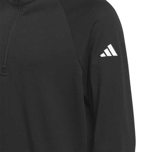 adidas Unix Junior 1 4 Zip Pullover - Black Supply