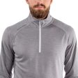 Galvin Green Dion 1 4 Zip Pullover - Grey Melange Supply