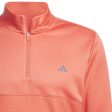 adidas Textured 1 4 Zip Pullover - Preloved Scarlet For Cheap