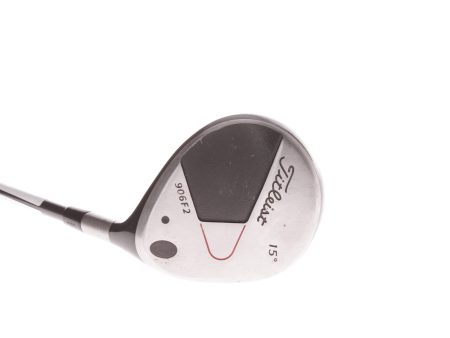 Titleist 906 F2 Graphite Mens Right Hand Fairway 3 Wood 15 Degree Regular - Titleist 4375 Hot on Sale