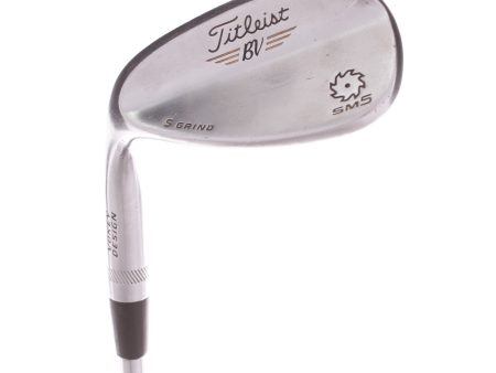 Titleist Vokey SM5 S Grind Steel Mens Left Hand Sand Wedge 56 Degree 10 Bounce Wedge - Vokey SM5 on Sale