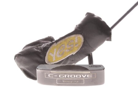 Yes C-Groove Tracy 12 Mens Right Hand Putter 32 Inches - Super Stroke Slim 3.0 Online now