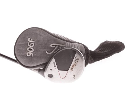 Titleist 906 F2 Graphite Mens Right Hand Fairway 3 Wood 15 Degree Stiff - Fujikura Speeder Supply